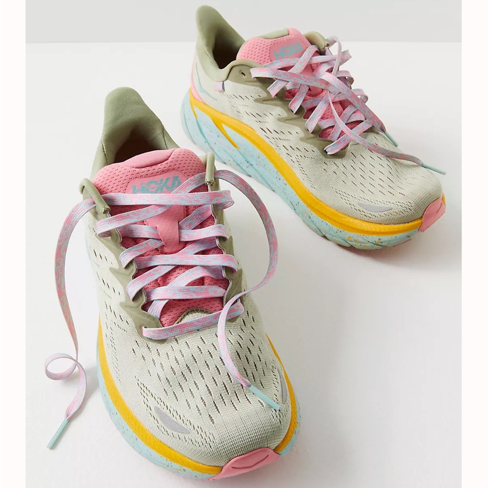 Hoka x FP Movement Clifton 8 Sneakers